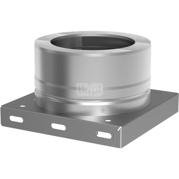 Płyta fundamentowa fi130mm z odpływem skroplin w dół DWV05130