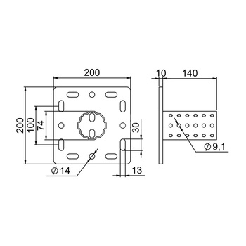 Stopa S200 profilu KE OGCS200KE