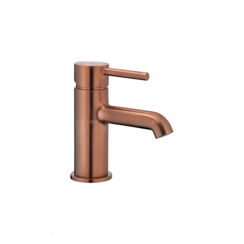 MOZA Bateria umywalkowa stojąca, Brushed rose gold PVD + click clack