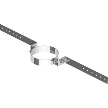 Uchwyt JEREMIAS TW55L stal nierdzewna fi 130/200 mm (mocowanie - Krokwiowy)
