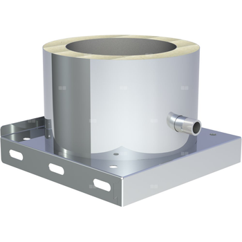 Płyta fundamentowa z odpływem skroplin w bok (mufa1/2+korek)