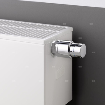 Kermi®X2®Plan-V Typ33 wys755x157x1405mm biały,10bar,zaworowy,lewy,z osłony