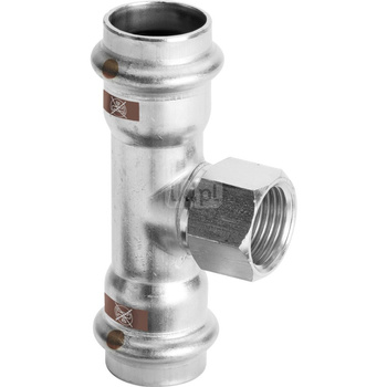 Trójnik VIEGA 17172 stal szlachetna 42 mm x 1/2'' x 42 mm (zz x gw x zz)