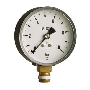 Manometr z rurką Bourdona AFRISO RF standardowy 0/1,6 bar G1/8B radialne fi 40 mm, kl. 1.6%