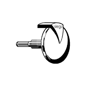 Pokrętło do armatury sanitarnej VIEGA 616103 tworzywo sztuczne chrom