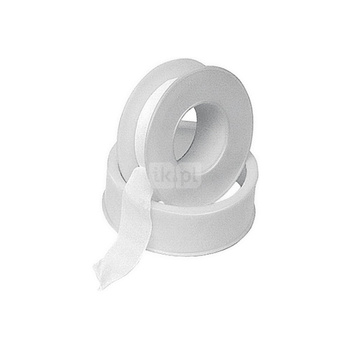 Taśma teflonowa (szpula) FERRO 15000 mm x 19 mm x 0.2 mm, kolor biały do uszczelniania