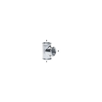 Trójnik UNIPAK Gebo Fitting redukcja żeliwo (czarne) 2 1/2'' x 2'' x 2 1/2'' GW