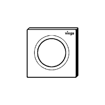 Przycisk uruchamiający do pisuaru Prevista Visign for Style 20 tworzywo sztuczne, nr wzoru 8610.2 płytka maskująca: tworzywo szt. chrom. klawisz: tworzywo szt. chrom.