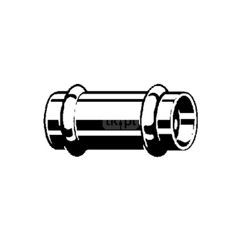 Mufa Profipress VIEGA 24153 jednoczęściowy, Cu / Cu, 54 mm (mz x mz), 84 mm z uszczelką