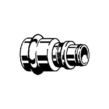Adapter VIEGA 22335 jednoczęściowy, brąz / brąz, 15 mm (zw x w) z uszczelką
