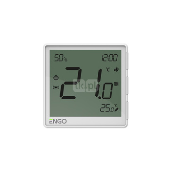 Internetowy, podtynkowy regulator temperatury ZigBee, 230V, biały