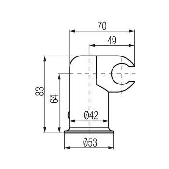 Uchwyt punktowy do słuchawki
