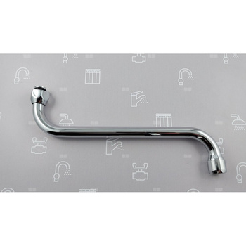 WYLEWKA S FI16/L=250 MM Z NAPOWIETRZACZEM STRUMIENIA CHROM (BAT. STANDARD PO 2020R.)