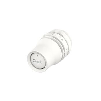 Danfoss Regus™ cieczowa głowica do zaworów Danfoss RA (nakrętka). Minimalna nastawa temperatury 16 C.