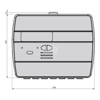 Ciepłomierz ultradźwiękowy rozdzielny z wewnętrznym Modułem M-BUS, typu HYDROSONIS UP DN 80 Qp=40 m3/h, Tmax: 130st.C, L=300 mm
