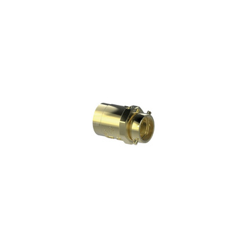 P.POŻ. ADAPTER Z KLAPĄ ZWROTNĄ I GWINTEM WEWNĘTRZNYM DO ROZDZIELACZY P.POŻ. ZACZEP TYPU "PIN LUG", MOSIĄDZ 3" NPT GW x 2 1/2'' NST GW