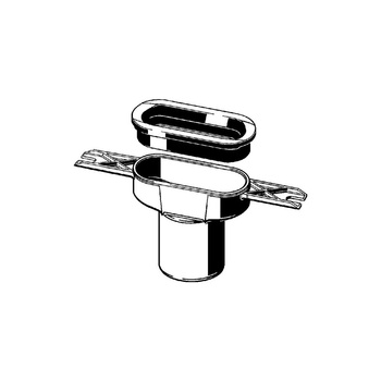 Odpływ, tworzywo sztuczne / szary do odpływów prysznicowych VIEGA 496579