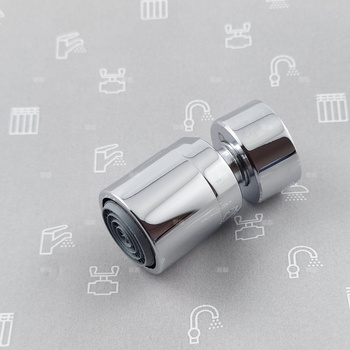 Przegubowa końcówka wylotu z napowietrzaczem do baterii bidetowej MOZA CHROM