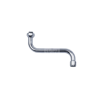 Wylewka do armatury sanitarnej typ S 18 mm 3/4'' KFA Armatura dolna, blister długość 250 mm mosiądz chrom