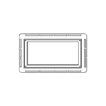 Ramka do zabudowy VIEGA 833021 (akcesorium) do podwieszanej miski WC tworzywo sztuczne chrom