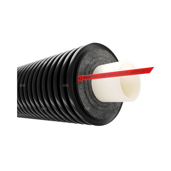 Rura preizolowana HEATPEX DELTA PEX HEAT UNO 1 x pex-a 160 / 232 mm, izolacja pe
