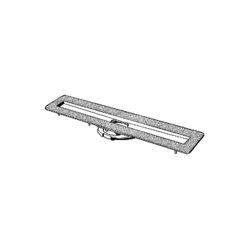 Odpływ prysznicowy prostokątny VIEGA 498210, 750 x 150 x 35 mm, dł: 670 mm, szer: 50 mm