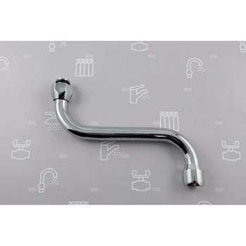 WYLEWKA S FI16/L=160 MM Z NAPOWIETRZACZEM STRUMIENIA CHROM (BAT. STANDARD PO 2020R.)