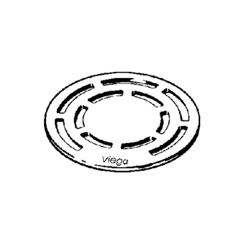 Ruszt do odpływu prysznicowego Stal nierdzewna VIEGA 49623