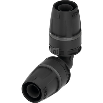 Kolano 90' TECE logo trzyczęściowy, tworzywo, 63 mm (pz x pz)