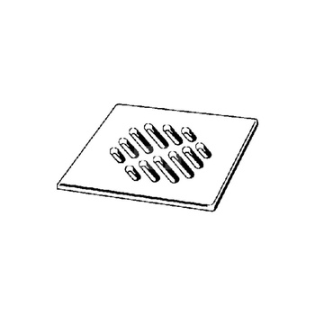 Kratka VIEGA 49122 kwadratowa ze stalowai nierdzewnej 143x143mm do wpustu