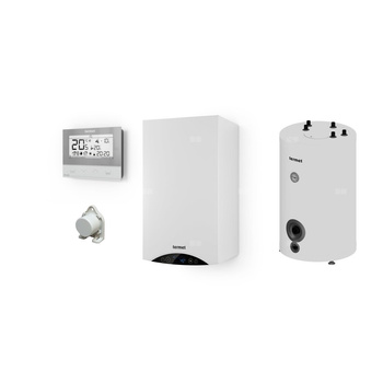Pakiet nr 5 z kotłem i zasobnikiem SG PLUS 120l - Kocioł gazowy jednofunkcyjny TERMET GOLD PLUS II wiszący 25 kW