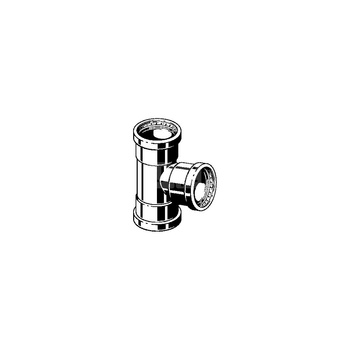 Trójnik VIEGA 2418XL Cu 108 mm x 76.1 mm x 108 mm (mz x mz x mz)
