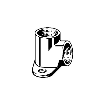 Kolano VIEGA 1421 jednoczęściowy, mosiądz (chromowanie) / mosiądz, 1/2'' x 3/8'' (gw x gw)