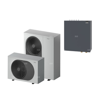 Zestaw 3 - Pompa ciepła powietrzna powietrze-woda monoblok TERMET Heat Gold 12 DC 8.2 kW 230 V + Moduł hydrauliczny T-Box 13 Pro PG HP