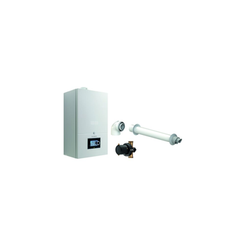 Pakiet - Kocioł gazowy jednofunkcyjny DE DIETRICH Virtuens Smart 15 kondensacyjny wiszący 2.6 - 16.3 kW+ Zestaw powietrzno-spalinowyKoncentryczny PP/Alu fi 60/100 + Filtr magnetyczny XS90 A