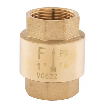 Zawór zwr. z element.zamyk. z tworzywa, 2'', nakr.-nakr.