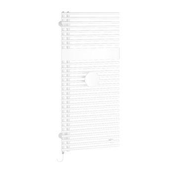 Grzejnik Kermi®Credo®Half®round-E 1000x450x46, P400W,RAL9016/RAL9016,WRX1,prawy,SKI