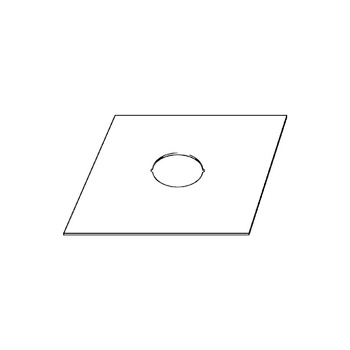 Mata uszczelniająca, guma / czarny, fi: 100 L: 500 B: 500 do odpływów prysznicowych VIEGA 494839