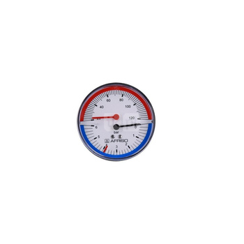 Manometr AFRISO TM aksjalne 1/4'' fi 80 mm, 0 - 6 bar, 20 - 120'C