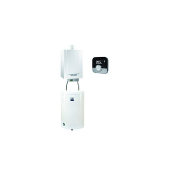 Pakiet - Kocioł gazowy jednofunkcyjny DE DIETRICH MCR3 evo 35T kondensacyjny wiszący 8.5 - 35.7 kW + RegulatorSMART TC + Zasobnik c.w.uSR150