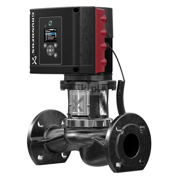 Pompa obiegowa GRUNDFOS TPE3 100-120 typu in-line z silnikiem znormalizowanym 50/60 Hz, moc silnika 1.1kW 2.15 A PN 16 3000 obr/min