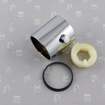 Uchwyt regulacji strumienia wody do baterii wannowej termostatycznej MOZA CHROM