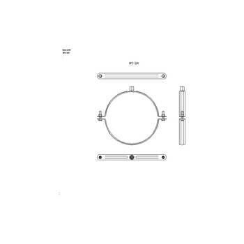 Obejma EXPERT 324 (322-332mm) BK UPZ324BK