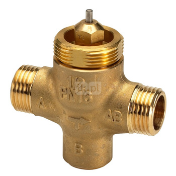 Zawór regulacyjny dwudrożny DANFOSS VZL2, DN 15 (GZ metryczny x GZ metryczny), PN 16, Kvs: 0.63 m3/h