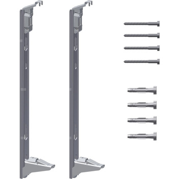 Zestaw szyn ściennych Kermi wys. 700 mm, do płaskich grzejników pł. Plan