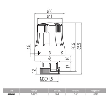 Głowica termostatyczna THERMO