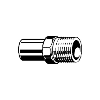 Element wsuwany Sanpress VIEGA 22111 jednoczęściowy, brąz / brąz, 12 mm, 1/2'' (kw x gz), 47 mm