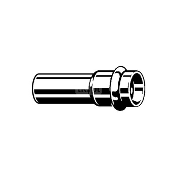 Złącze przejściowe Profipress VIEGA 2613 jednoczęściowy, brąz / brąz, 18 mm (kw x mz), 52 mm