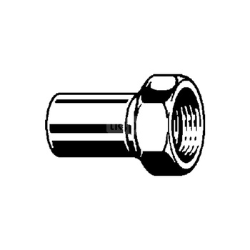Złącze przyłączeniowe Sanpress VIEGA 2364 dwuczęściowy, stal nierdzewna / stal nierdzewna, 18 mm x 3/4'' (kw x gw) z uszczelką