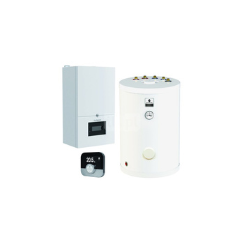 Pakiet - Kocioł gazowy jednofunkcyjny DE DIETRICH MCR4 19 kondensacyjny wiszący 2.5 - 20.7 kW + RegulatorSMART TC + Zasobnik c.w.uSRK100MG